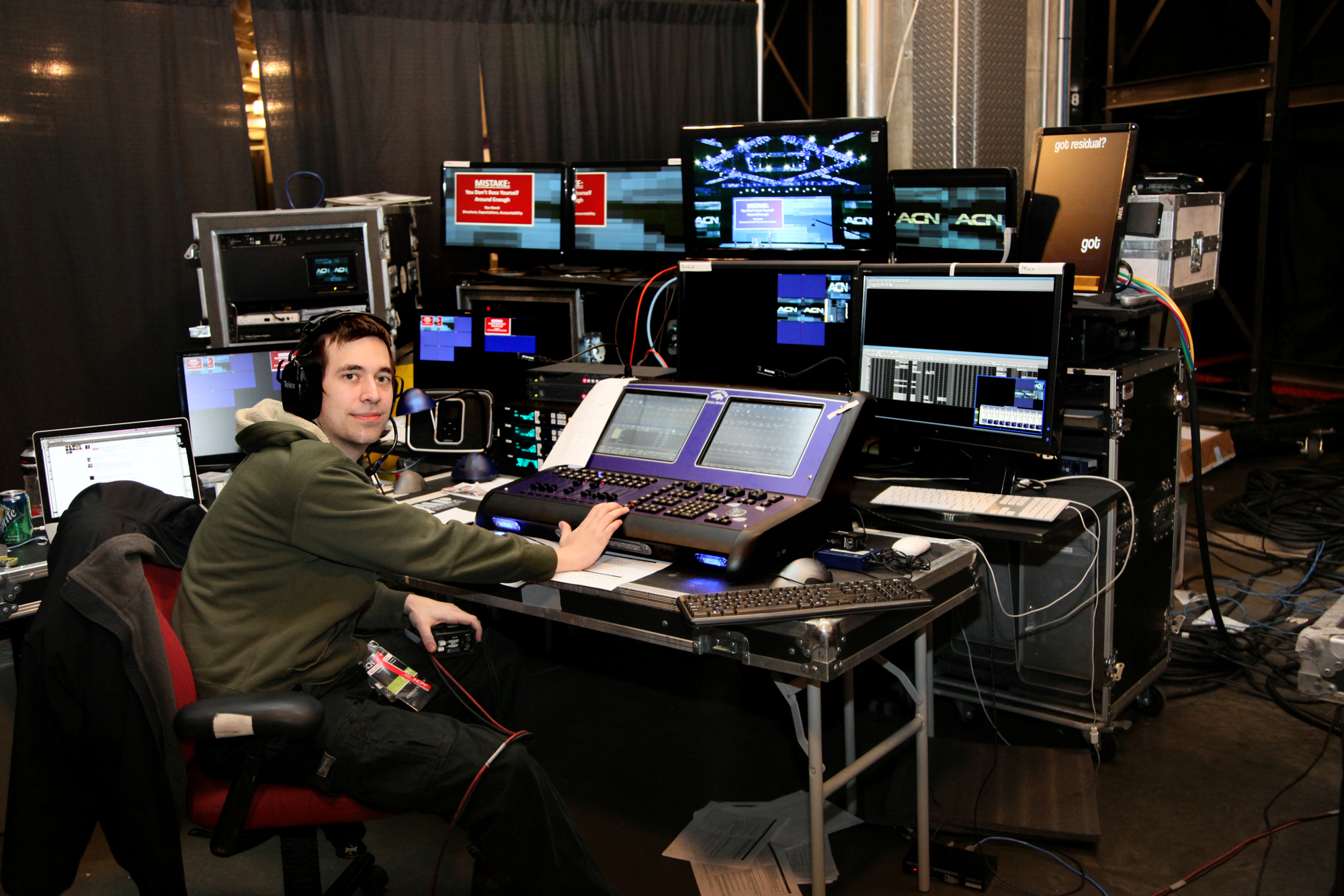 Lighting console operations